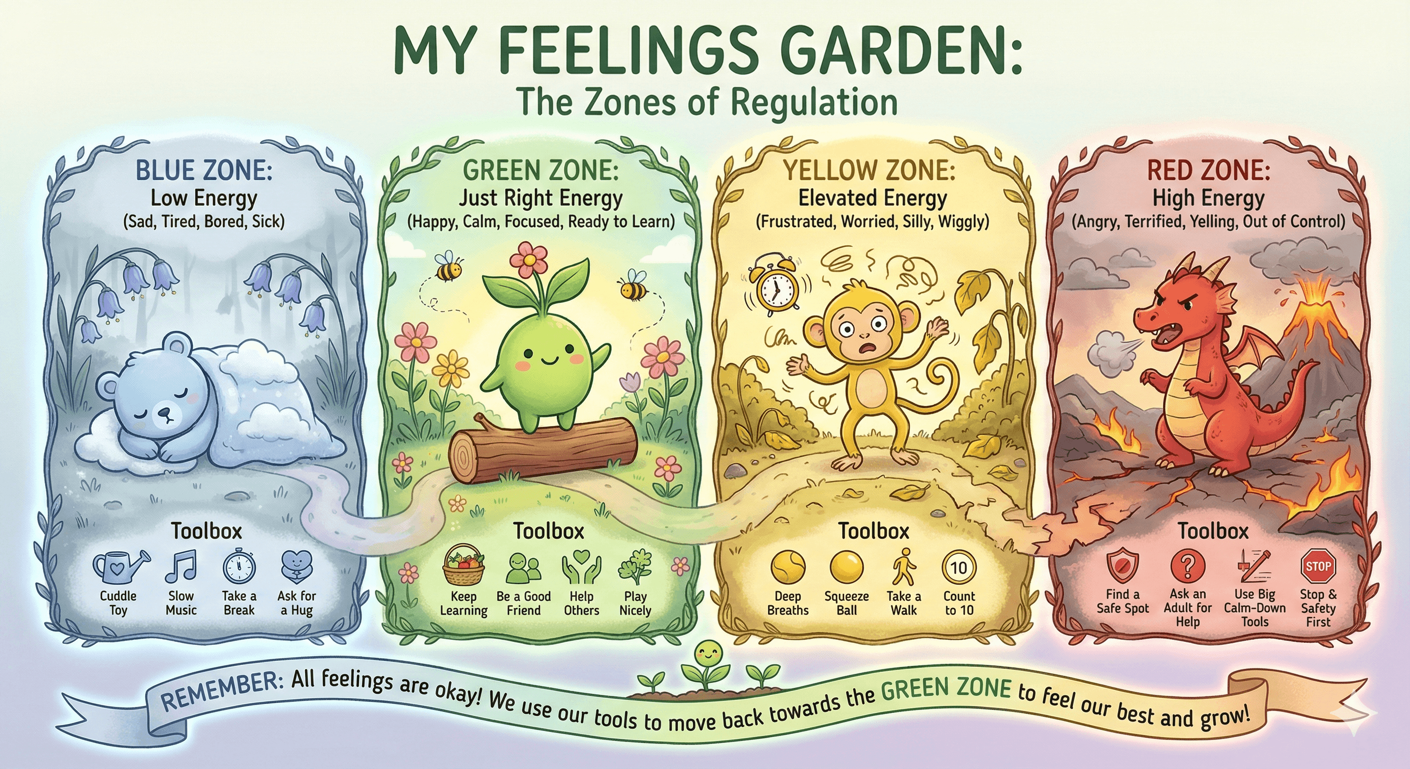 Colour Zones & Cues display