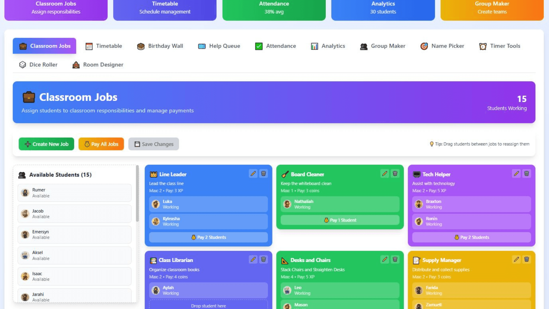 Professional Teaching Tools